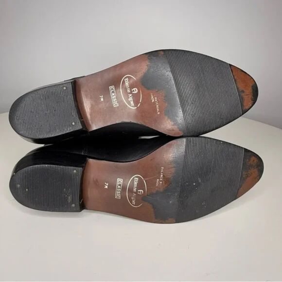 Etienne Aigner Black Leather Riding Boots | Vintage Designer, Made in Brazil - Picture 8 of 12